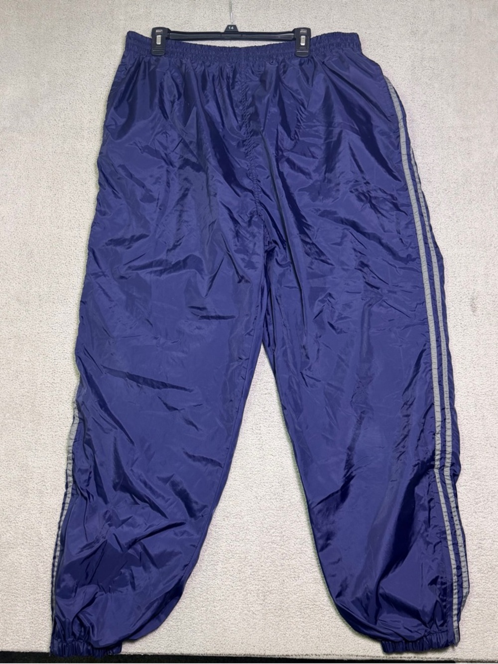 Vintage Great Lakes Recreation Windbreaker Track Pants Men’s XXL Navy Blue Lined